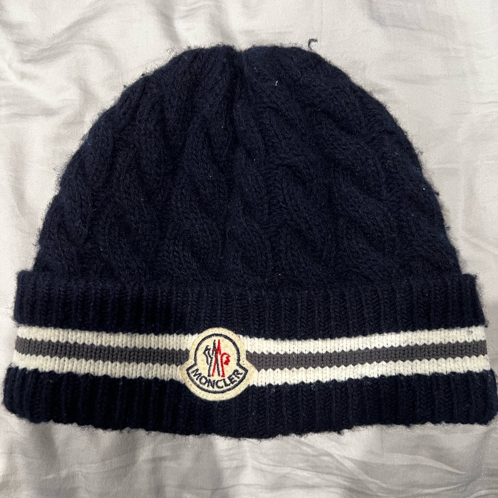 Moncler berretto beanie navy